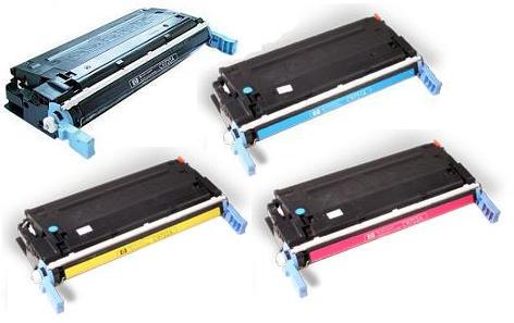 Hp Toner Set Q6460A / Q6461A / Q6462A / Q6463A Remanufactured - Free UK Delivery